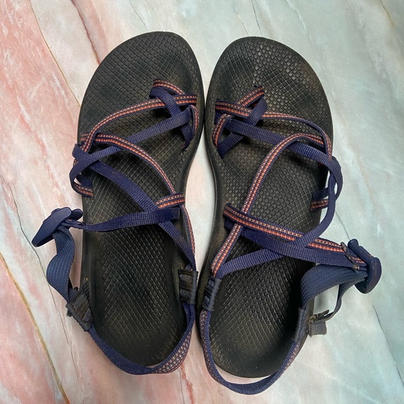 Chaco Women’s ZX/2 Classic Sandal in Lattice Cobalt - Picture 2 of 3